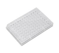 Demeras Paquete de 10 Placas de Cultivo de Tejidos de 96 Pocillos de Poliestireno Transparente para el Crecimiento Celular en Laboratorio e Investigación Biológica (Parte inferior en forma de V.)