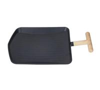 Demeras Placa Antiadherente para Barbacoa, Sartén para Parrilla, para Cocinar en Interiores, Aleación de Aluminio, Ligera, 37,6 Oz