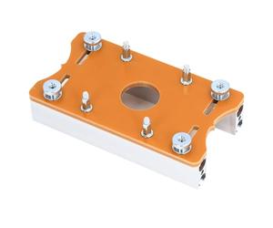 Demeras Placa Ranurada para Enrutador, Placa Ranurada de Aleación de Aluminio, Construcción Resistente, Base para Enrutador de Madera de Posicionamiento para Carpintería para de 65 Mm