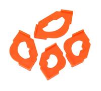 Demeras Plantilla de Fresado de Esquinas, Plantilla de Fresado de ángulo Biselado R20T20 R25T25 R30T30 R40T40, Fácil de Usar, Material ABS, Versátil para Mesa, Silla