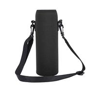 Portabotellas de Agua Bolsa de Soporte térmico Funda de Funda a Prueba de escaldadura Funda para Fitness Senderismo Camping Botellas de Deportes al Aire Libre(Negro)