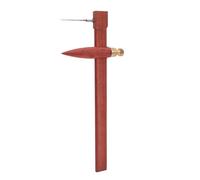 Demeras Regla Cortadora de Cerámica de Arcilla, Brújula Ajustable Fácil de Usar, Cortador de Círculos para Artistas, Herramienta de Acero Inoxidable de Madera de Primera Calidad
