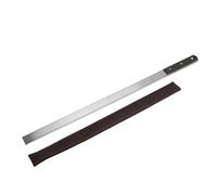 Demeras Regla de Acero Inoxidable Resistente, Herramienta de Medición de Doble Escala Duradera para Estudiantes e Ingenieros de 0 a 49 Cm, 0 a 19 Pulgadas