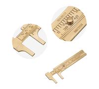 Demeras Regla de Calibrador, Calibrador Vernier para Herramientas de Medición de Regla, Herramientas de Medición de Escalas (Doble escala 80mm)