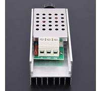 Demeras Regulador de Voltaje CA de 10000 W Dispositivo de Atenuación SCR de Alta Estabilidad para Electrodomésticos 15 X 6,1 X 5,5 Cm, 1 Unidad (Doméstica)