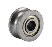 Demeras Rodamiento de Bolas con Ranura en U 10 Uds. Rodamientos U624ZZ de Alta Durabilidad para Sistemas de Movimiento Lineal 4x13x7mm
