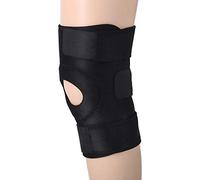 Rodillera Soporte Neopreno Transpirable Correas de Gancho y Bucle Ajustables Manga de compresión para Correr Senderismo Tenis Otras Actividades