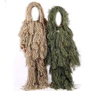 Demeras Ropa de Camuflaje para Niños ,Traje de Camuflaje Impermeable Anticorrosión Capa de Invisibilidad única para Combate del Ejército para Exteriores(Camuflaje de la Jungla)