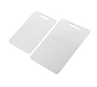 Demeras Tabla de Cortar, Paquete de 2 Tablas de Cortar de Acero Inoxidable, Fácil de Limpiar para el Hogar