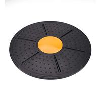 Demeras Tabla de Equilibrio oscilante, Disco de Equilibrio de Estabilidad para Adultos, niños, Fitness, Entrenamiento de Yoga, cojín de Equilibrio para Fisioterapia(Negro-Naranja)