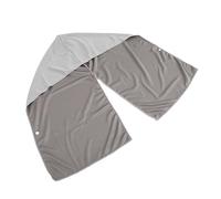 Demeras Toallas con Capucha Refrescantes en Forma de U, Efecto de Enfriamiento Instantáneo, Secado Rápido para Correr Tenis, 1 Pieza (Gris)