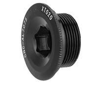 Demeras Tornillo de biela Tornillo de biela de Bicicleta de aleación de Aluminio Tornillo de fijación de biela Tornillo para 590 596 XT XTR SLX Rueda Dentada integrada(Negro)