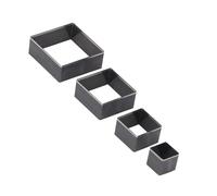 Demeras Troquel de Cuero, 4 Piezas 48 38 28 18 Mm Moldeo de Corte de Cuero Corte Limpio y Preciso para Manualidades