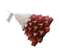 Demeras Vela sin Llama Perfumada de árbol de Navidad, Aromaterapia Decorativa, Accesorio de Fotografía Cálido para Sala de Estar (Tipo 2)