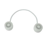Demeras Ventilador de Cuello sin Aspas, Portátil, Silencioso, con Carga USB, Ventilador de Cuello Colgante para Acampar, Viajes, Deportes, ángulo Ajustable (Verde)