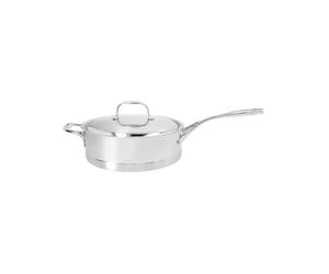 Demeyere Atlantis 7 sartén con tapa de acero inoxidable Ø28 cm