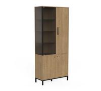 Demeyere escaparate, Madera de ingeniería, Roble, 93 x 217 x 40 cm