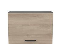 Demeyere Mueble de Cocina bajo Campana, 1 Tapa, Origan, Fabricado en Francia, Madera de ingeniería, Kronberg/Negro Mate, L 60 x P 30 x H 42 cm