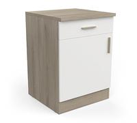 Demeyere Mueble de Cocina, Madera de ingeniería, Roble, 60 x 60 x 85 cm