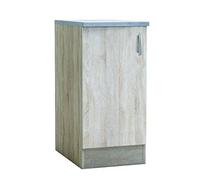 Demeyere Native A1 40 cm Meuble Bas 1porta. Dim. 40 * 60 * 85H cm. truciolare. chêne.
