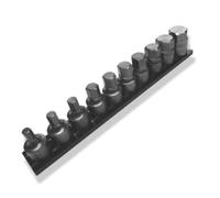 Demi Cut Stubby SAE Hex Ensemble de 3/8 'carré d'entraînement, 10 PC à la Vim Products