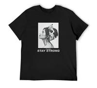 Demi Lovato Stay Strong Tell Me You Love Me - Camiseta negra unisex para hombre, Negro, M
