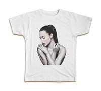 Demi Lovato T-Shirt - Men Top Music Pop Icon Birthday Present Gift(Small)