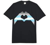 DemiBoy Love Heart DemiMale Bandera Comfort Colors Adult Heavyweight T-Shirt