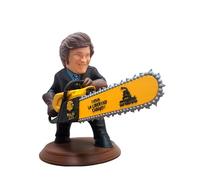 DeMiPaisAR Javier Milei Collectibles - Figura de acción impresa en 3D de 10 pulgadas con motosierra, cabeza de cabeza para partidarios de MILEI y argentinos patrióticos