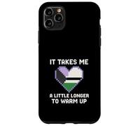Demisexual Pride Takes Me a Little Longer Vintage Mujer Carcasa para iPhone 11 Pro Max