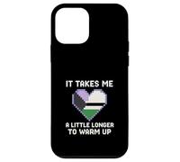 Demisexual Pride Takes Me a Little Longer Vintage Mujer Carcasa para iPhone 12 mini