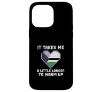 Demisexual Pride Takes Me a Little Longer Vintage Mujer Carcasa para iPhone 14 Pro Max