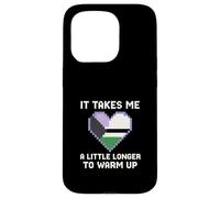 Demisexual Pride Takes Me a Little Longer Vintage Mujer Carcasa para iPhone 15 Pro