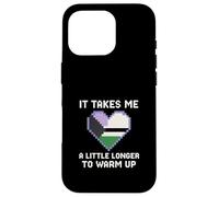 Demisexual Pride Takes Me a Little Longer Vintage Mujer Carcasa para iPhone 16 Pro
