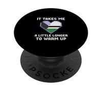 Demisexual Pride Takes Me a Little Longer Vintage Mujer PopSockets PopGrip Adhesivo