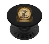Demiurgo Gnóstico Yaldabaoth Serpiente Gnosticismo Tarot PopSockets PopGrip Adhesivo