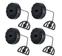 DemJamr 4 tapas de aceite de combustible para motosierra Stihl 017 018 MS170 MS180, reemplaza el número de pieza 1130 350 0500