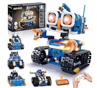 Demkia Technic Robot Programable 5 en 1 - Kit de Construcción Stem 560 Piezas con App y Mando a Distancia - Regalo Educativo para Niños de 6 a 12 Años