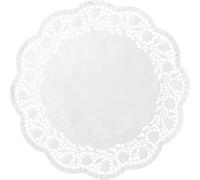 Demmler Meisterstück - Puntas redondas para tartas, 36 cm de diámetro, base estética para tartas y pasteles, color blanco, vegano, 100 unidades