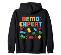 Demo Expert Building Block Ladrillo Constructor de Ladrillos Sudadera con Capucha