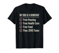 Democracia Camiseta Divertida Política Liberal Demócrata Camiseta