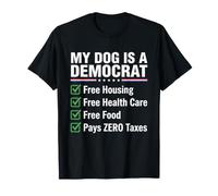 Democracia Camiseta Divertida Política Liberal Demócrata Camiseta