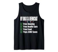 Democracia Camiseta Divertida Política Liberal Demócrata Camiseta sin Mangas