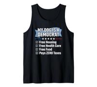 Democracia Camiseta Divertida Política Liberal Demócrata Camiseta sin Mangas