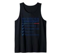 Democracia Camiseta Divertida Política Liberal Demócrata Camiseta sin Mangas