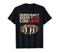Democracia Camiseta Resistencia Protesta Política Democracia Camiseta