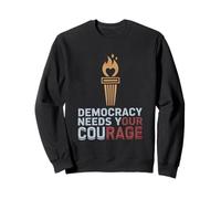 Democracia Camiseta Resistencia Protesta Política Democracia Sudadera