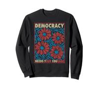 Democracia Camiseta Resistencia Protesta Política Democracia Sudadera