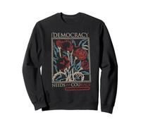 Democracia Camiseta Resistencia Protesta Política Democracia Sudadera