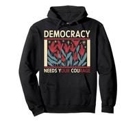Democracia Camiseta Resistencia Protesta Política Democracia Sudadera con Capucha